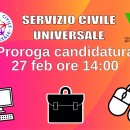 PROROGA SERVIZIO CIVILE UNIVERSALE!